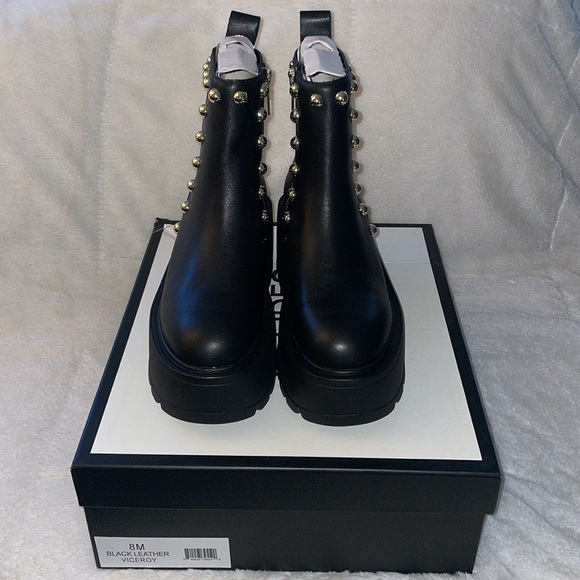 NWT J/SLIDES VICEROY Black Leather Boots - Picture 8 of 16